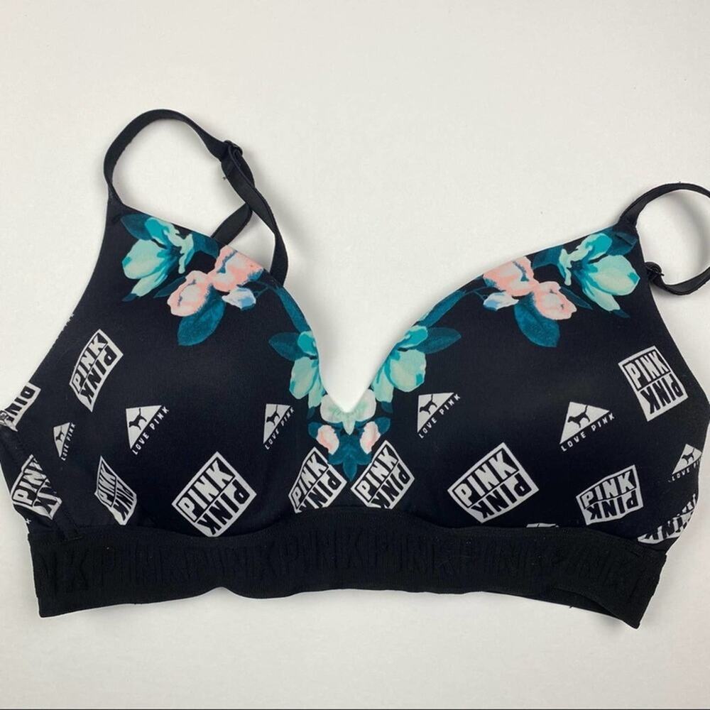 Pink Victoria’s Secret Wireless Lightly Lined 34C #1528